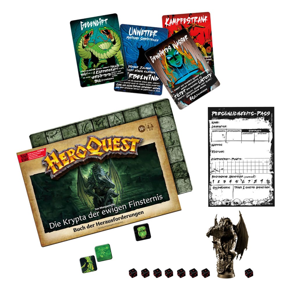 HeroQuest Expansión del Juego de Mesa Die Krypta der ewigen Finsternis Pack de Misión *Edición Aléman*