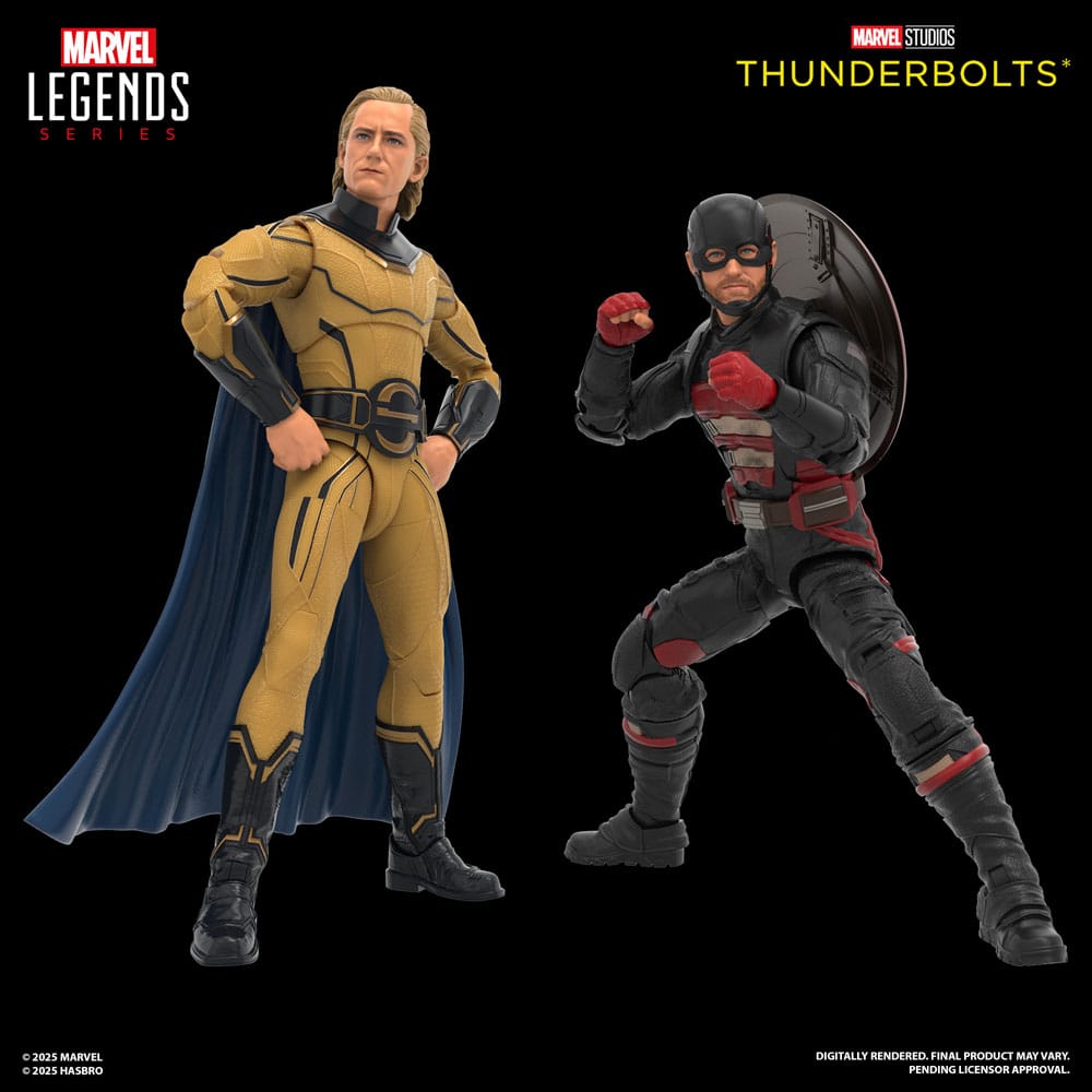 Figura Hasbro Marvel Studios Thunderbolts Marvel Legends Series John F Walker & Sentry 15 cm