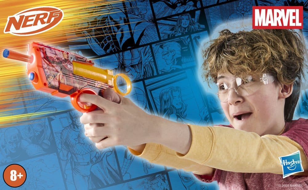 Marvel NERF Lanzador de Dardos Iron Man
