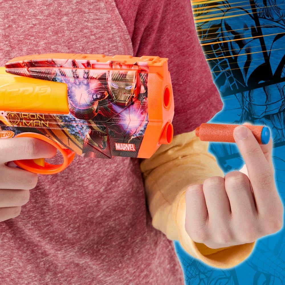 Marvel NERF Lanzador de Dardos Iron Man