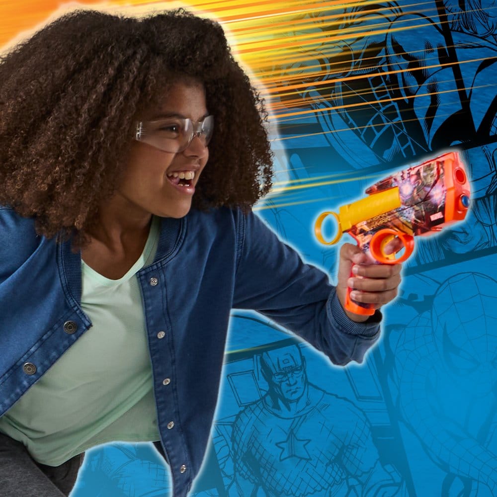 Marvel NERF Lanzador de Dardos Iron Man