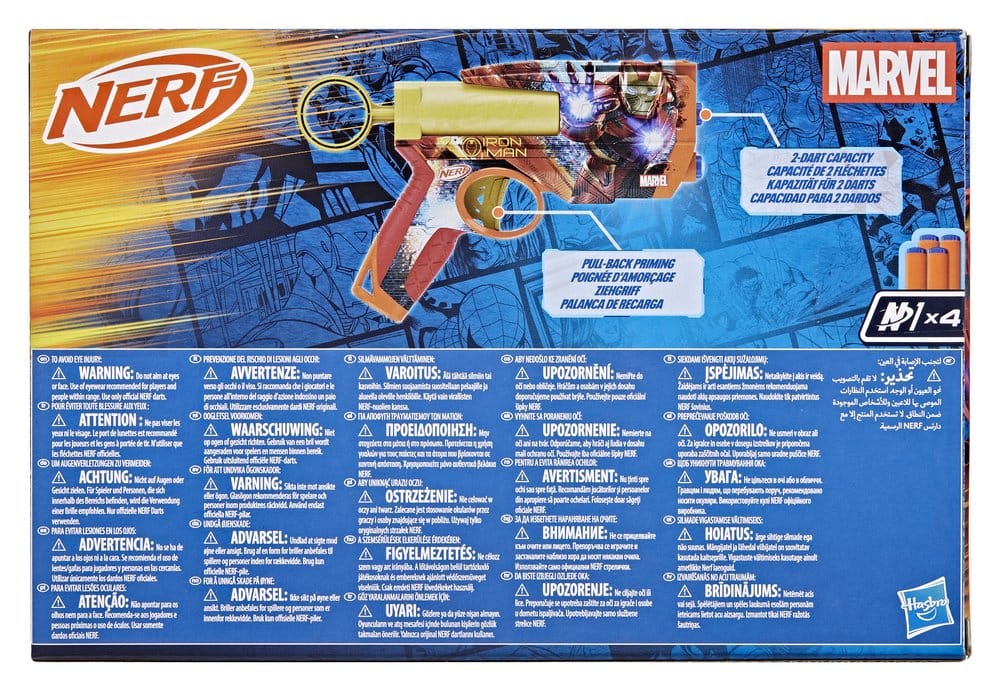Marvel NERF Lanzador de Dardos Iron Man