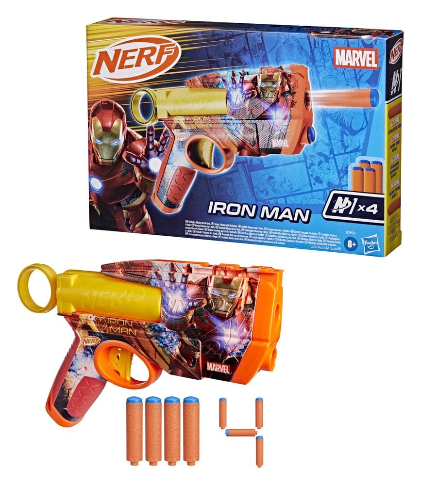 Marvel NERF Lanzador de Dardos Iron Man