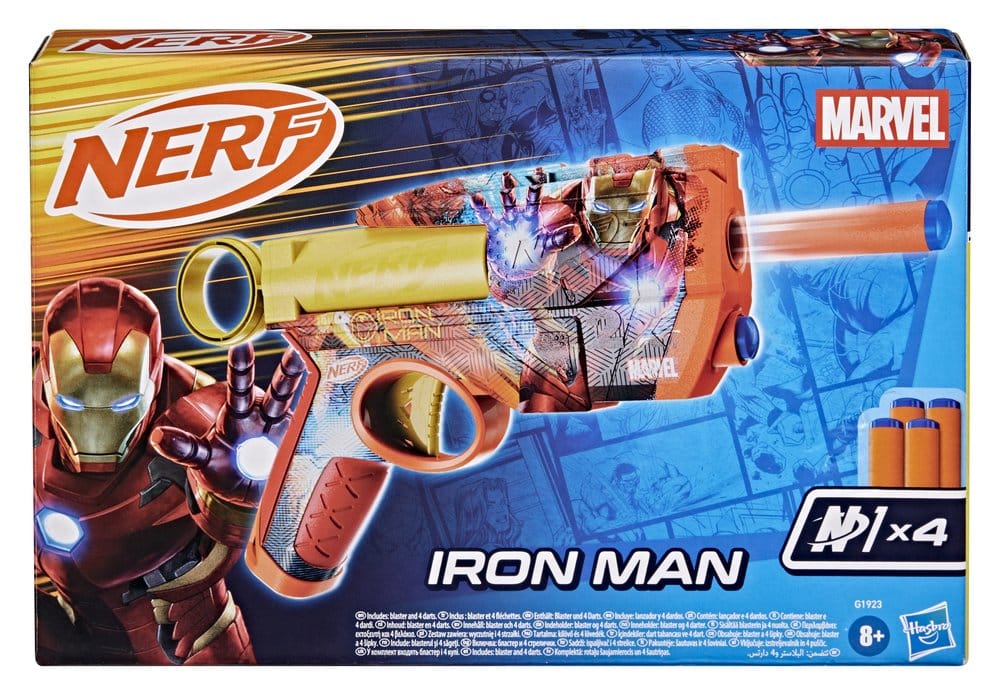 Marvel NERF Lanzador de Dardos Iron Man