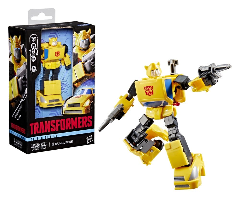 Figura articulada bumblebee clase deluxe transformers devastatión -  studio series 10 -5cm hasbro