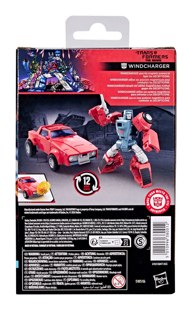 The Transformers: The Movie Studio Series Deluxe Class Figura Windcharger 11 cm