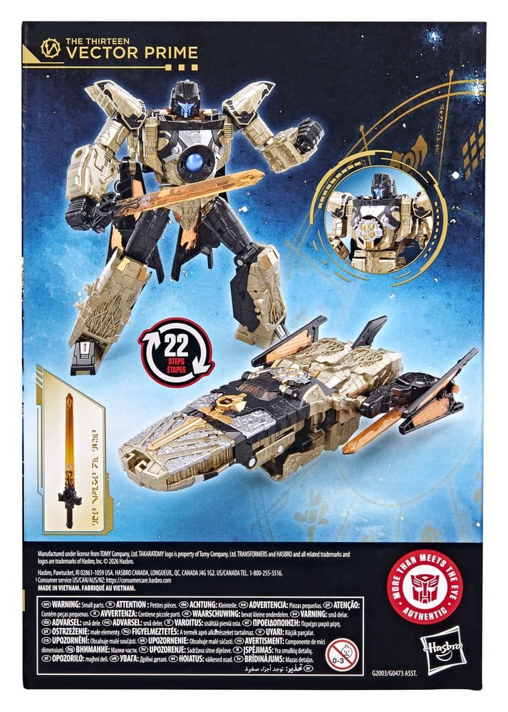 Transformers Age of the Primes Voyager Class Figura The Thirteen Vector Prime 18 cm