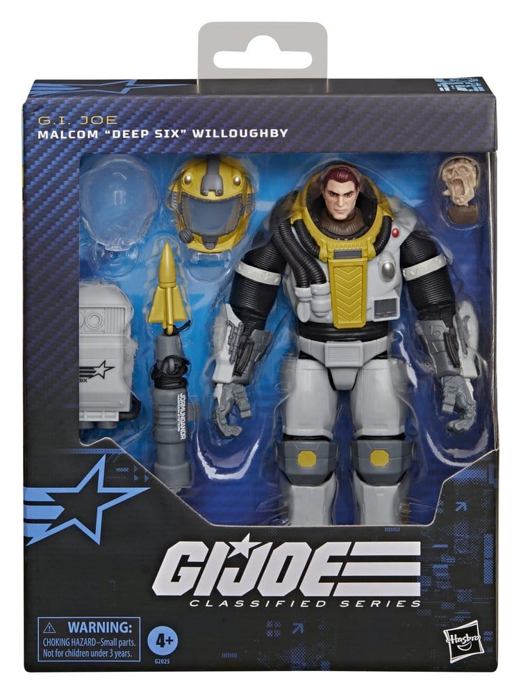 G.I. Joe Classified Series Deluxe Figura #206 Malcom "Deep Six" Willoughby 15 cm