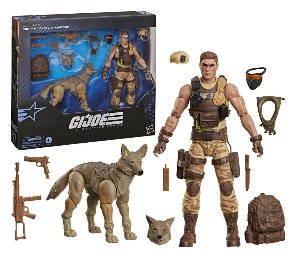 G.I. Joe Classified Series Figura #217 Dusty & Coyote Sandstorm 15 cm