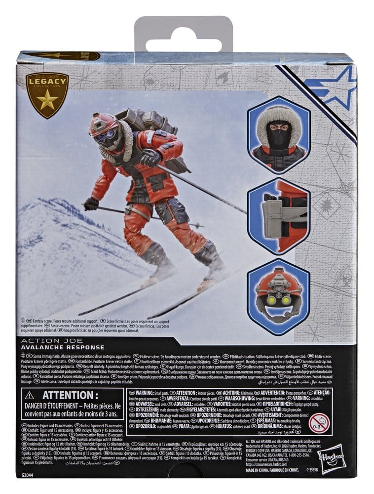 G.I. Joe Classified Series Legacy Collection Figura Action Joe - Avalanche Response 15 cm
