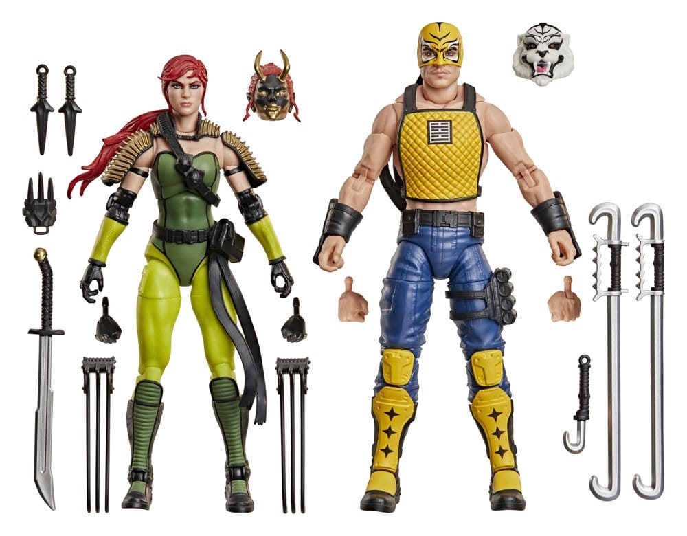 G.I. Joe Classified Series Pack de 2 Figuras #212 Ninja Force Scarlett & T'Jbang 15 cm