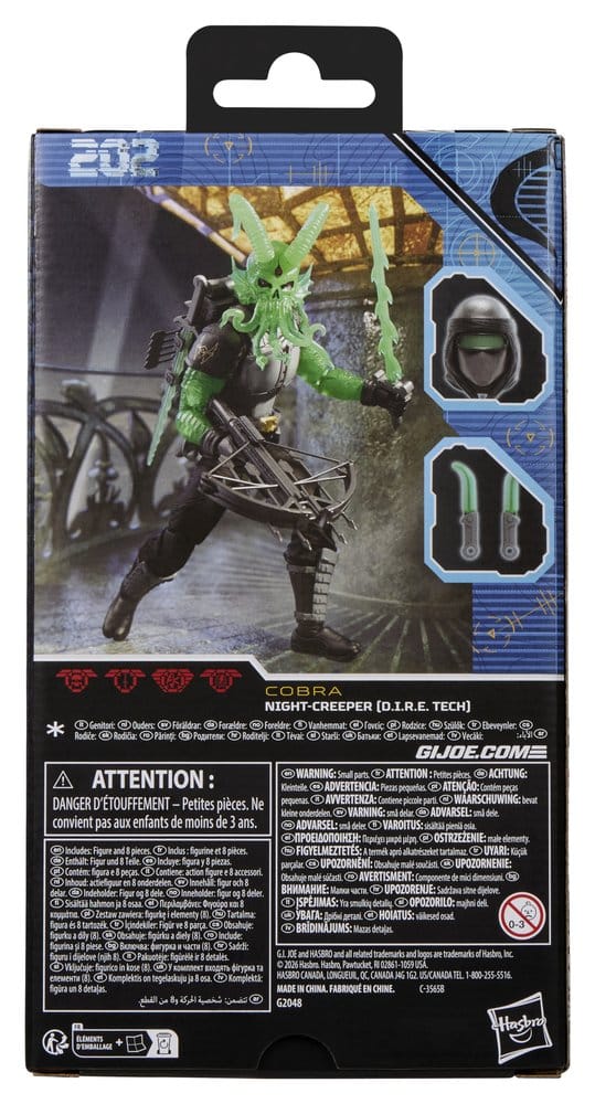 G.I. Joe Classified Series Figura #202 Night-Creeper (D.I.R.E. Tech) 15 cm