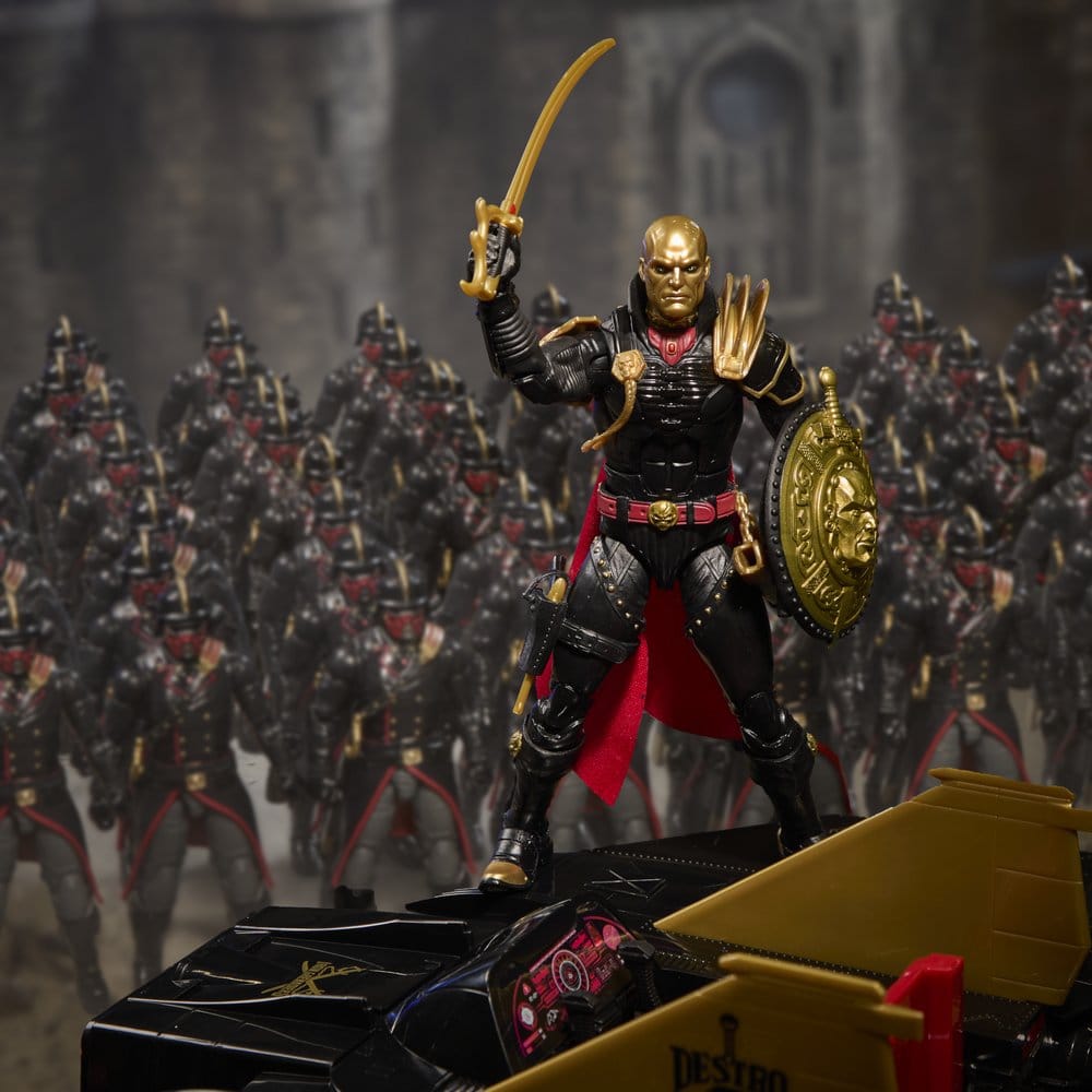G.I. Joe Classified Series Figura y Vehículo Set #203 Destro & Iron Grenadier Despoiler 15 cm