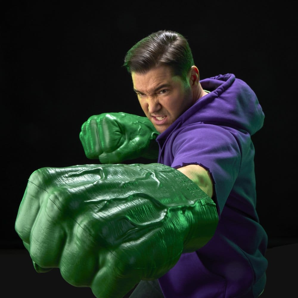 Replica hasbro marvel legends the incredible hulk puños electronicos 30.5cm
