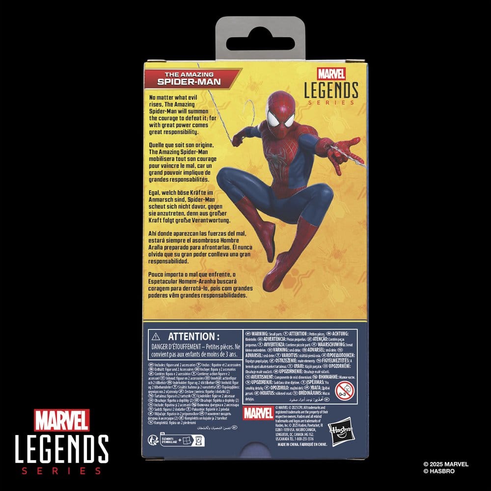 MARVEL LEGENDS SPIDER-MAN NO WAY HOME AMAZING SPIDER-MAN ACTION Figura