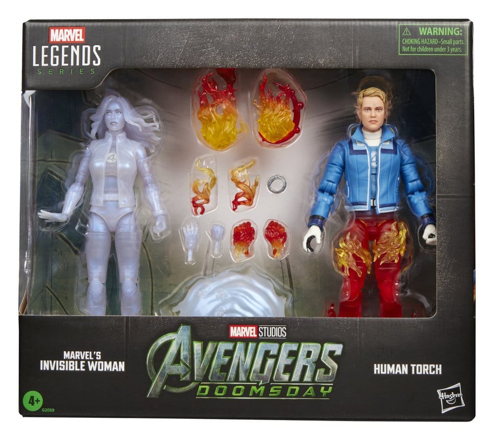 Avengers: Doomsday Marvel Legends Pack de 2 Figuras Marvel's Invisible Woman & Human Torch 15 cm