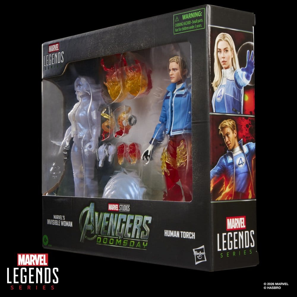Avengers: Doomsday Marvel Legends Pack de 2 Figuras Marvel's Invisible Woman & Human Torch 15 cm