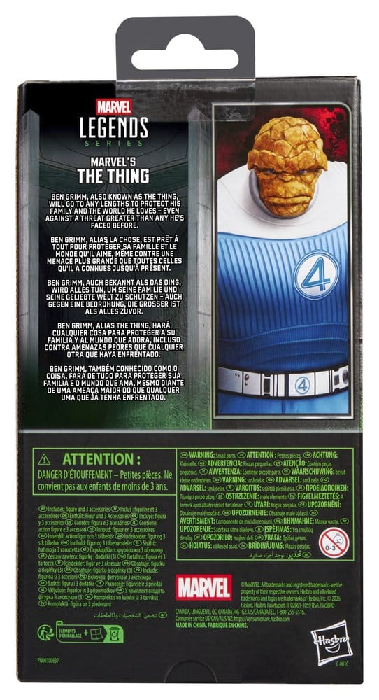 Avengers: Doomsday Marvel Legends Figura Marvel's The Thing 15 cm