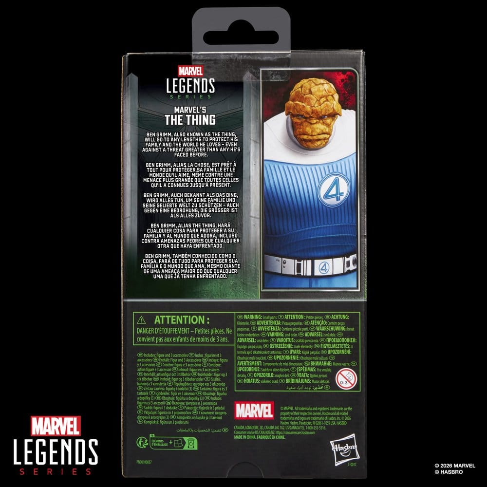 Avengers: Doomsday Marvel Legends Figura Marvel's The Thing 15 cm