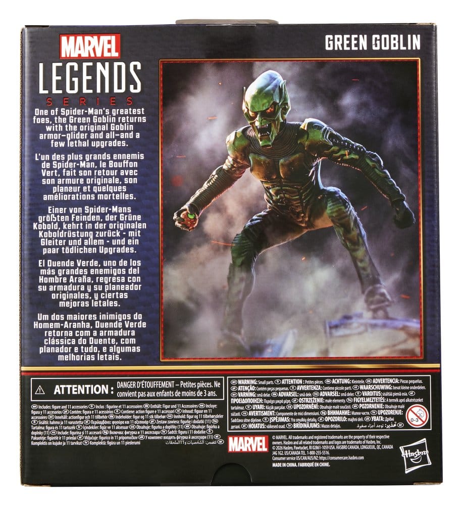 Spider-Man: No Way Home Marvel Legends Figura Green Goblin 15 cm