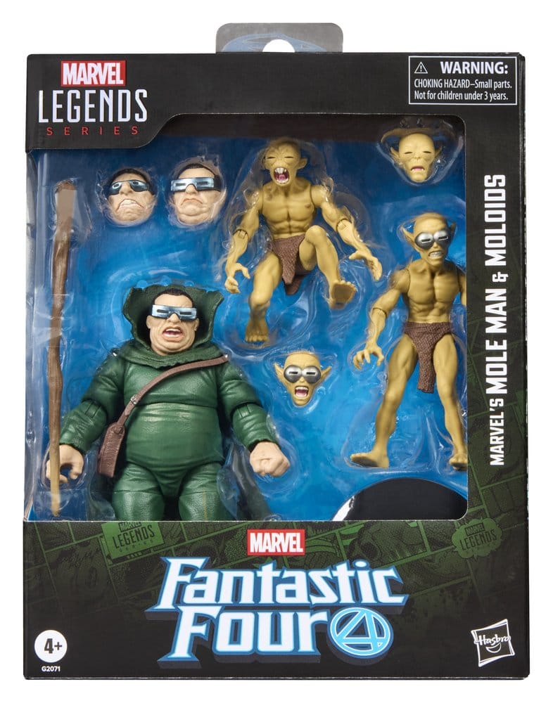 Fantastic Four Marvel Legends Pack de 3 Figuras Marvel's Mole Man & Moloids 15 cm