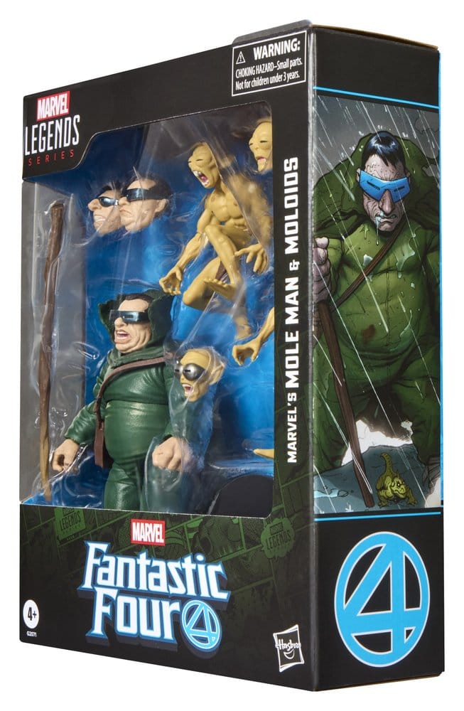 Fantastic Four Marvel Legends Pack de 3 Figuras Marvel's Mole Man & Moloids 15 cm