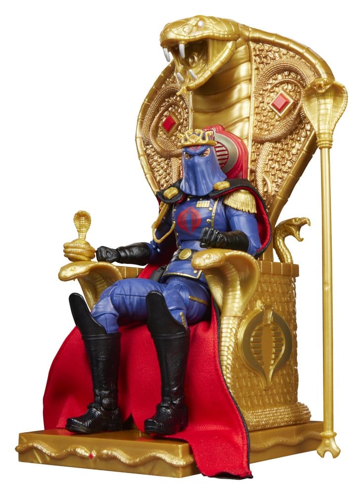 G.I. Joe Classified Series Figura Cobra Commander in Dress Uniform & Throne 15 cm