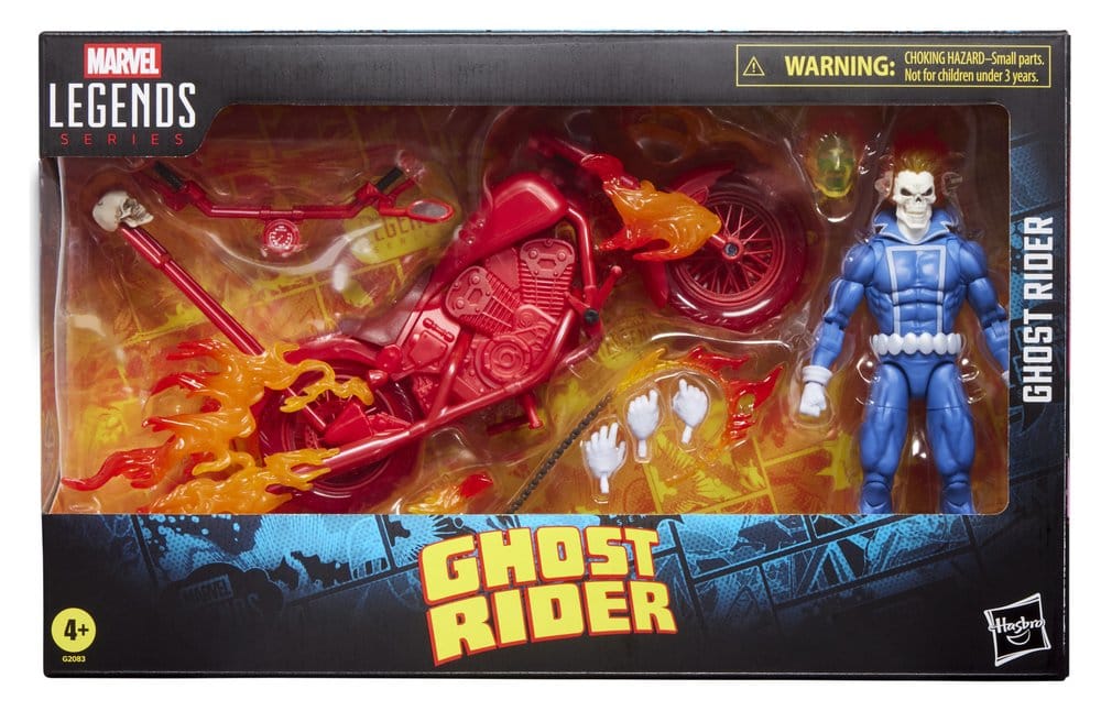 Ghost Rider Marvel Legends Figura Johnny Blaze with Motorcycle 15 cm