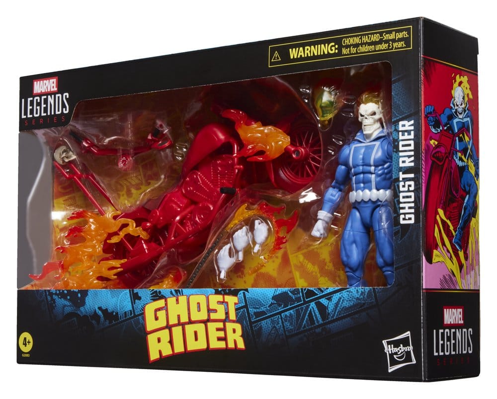Ghost Rider Marvel Legends Figura Johnny Blaze with Motorcycle 15 cm