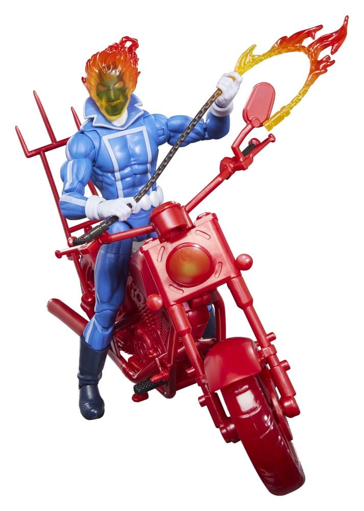 Ghost Rider Marvel Legends Figura Johnny Blaze with Motorcycle 15 cm