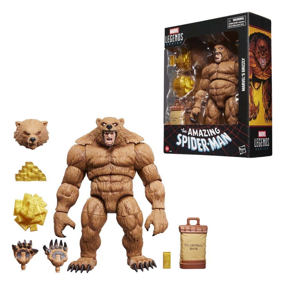 The Amazing Spider-Man Marvel Legends Figura Marvel's Grizzly 15 cm