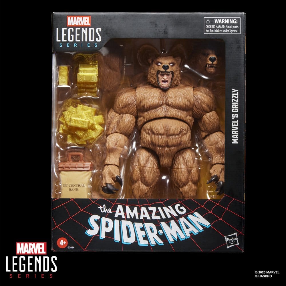 The Amazing Spider-Man Marvel Legends Figura Marvel's Grizzly 15 cm