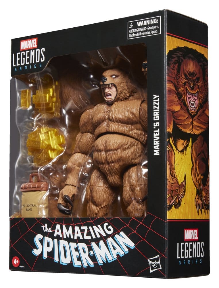 The Amazing Spider-Man Marvel Legends Figura Marvel's Grizzly 15 cm