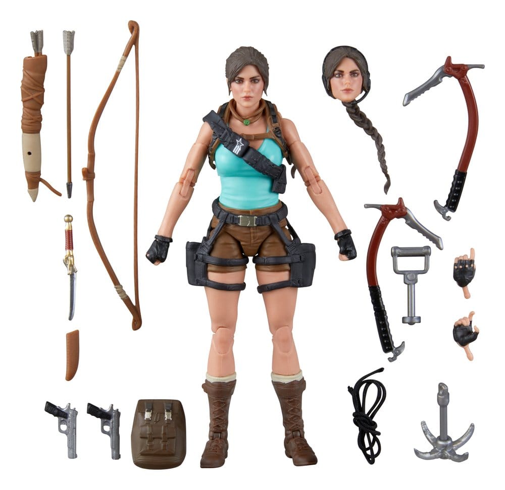 G.I. Joe Classified Series Retro Cardback Collaborative Figura Lara "Tomb Raider" Croft 15 cm