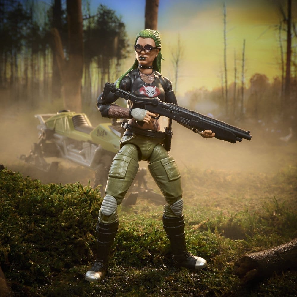 G.I. Joe Classified Series Figura y Vehículo #194 Zanya y Dreadnok Chameleon (Swamp Skier) 15 cm