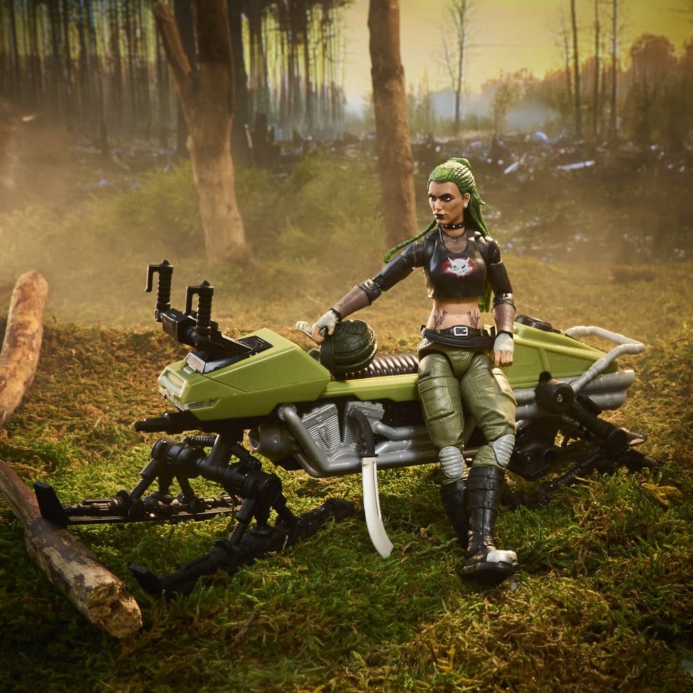 G.I. Joe Classified Series Figura y Vehículo #194 Zanya y Dreadnok Chameleon (Swamp Skier) 15 cm