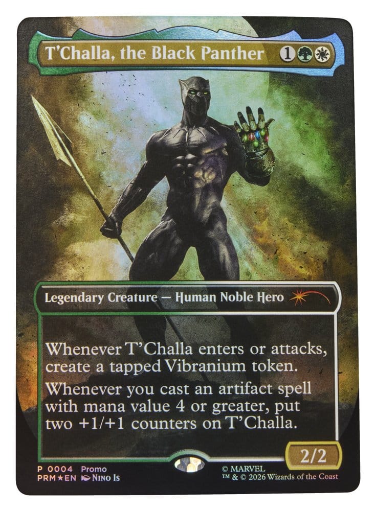Magic The Gathering: Marvel Super Heroes Marvel Legends Figura Black Panther 15 cm