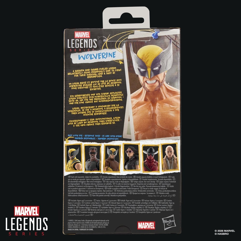 Figura Wolverine Deadpool & Wolverine Marvel Legends Series 15cm