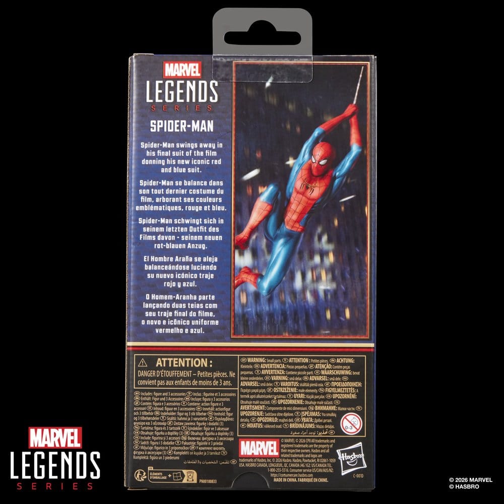 Spider-Man: No Way Home Marvel Legends Figura Spider-Man 15 cm