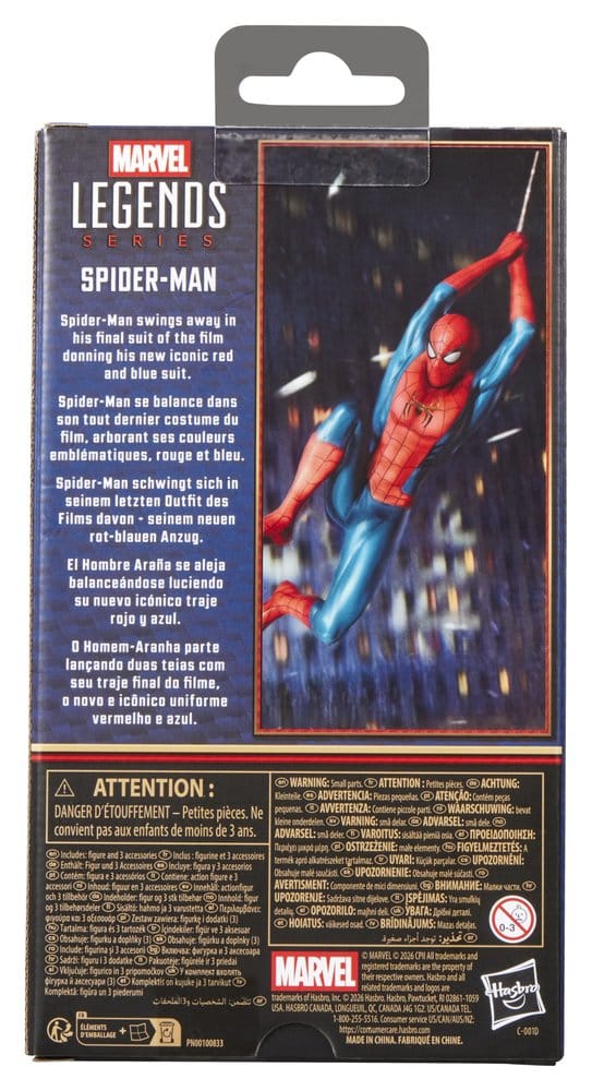 Spider-Man: No Way Home Marvel Legends Figura Spider-Man 15 cm