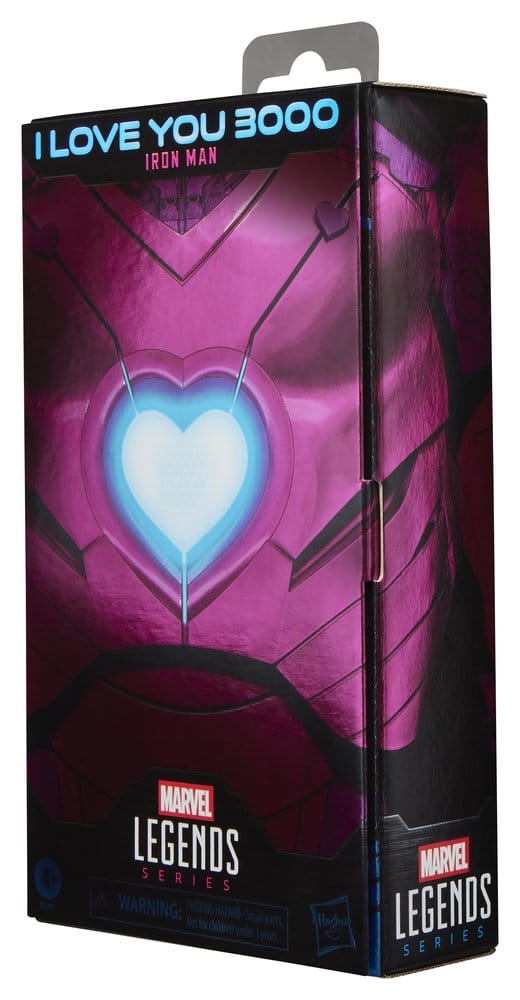 Figura hasbro marvel legends series i love you boo iron man