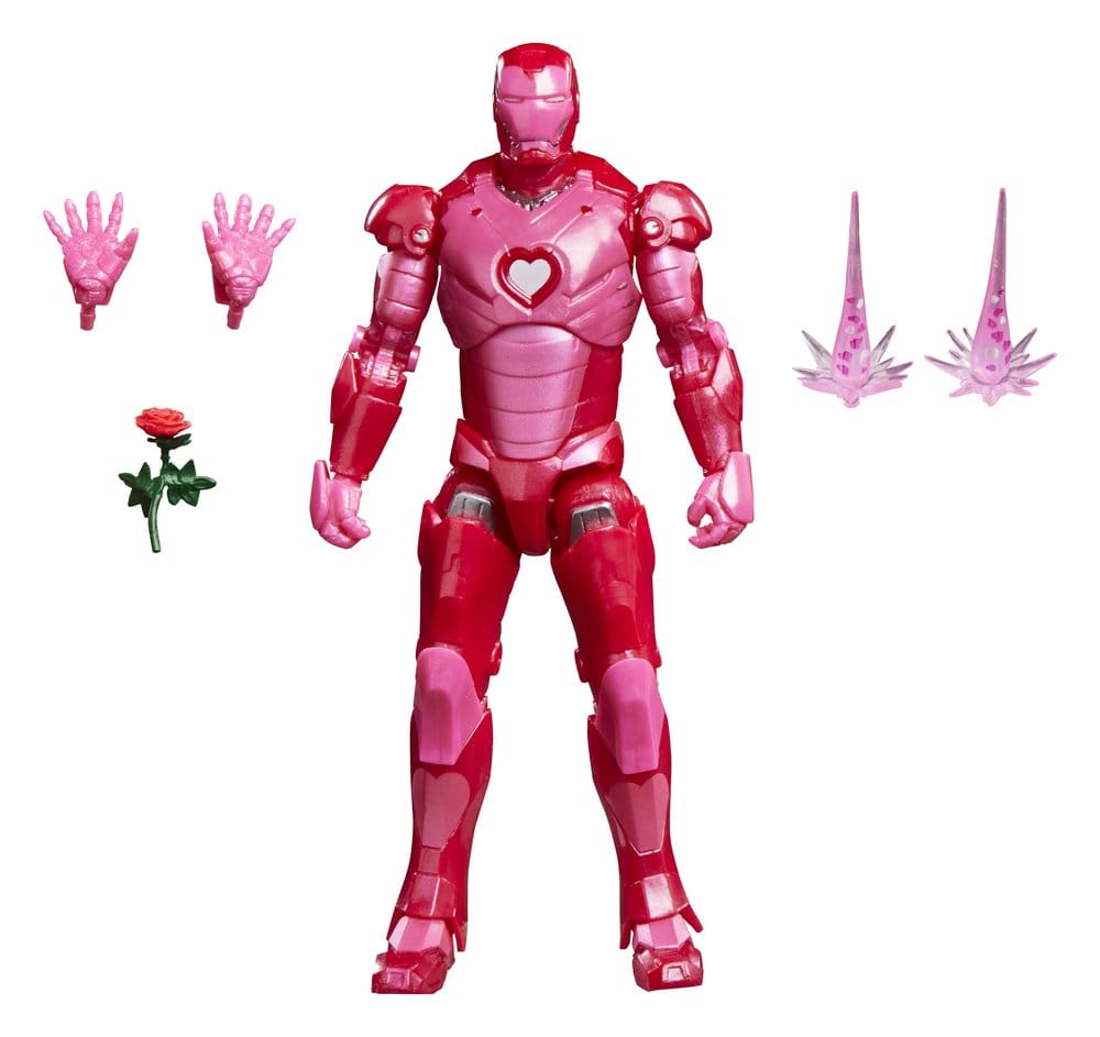 Figura hasbro marvel legends series i love you boo iron man
