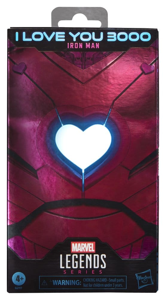 Figura hasbro marvel legends series i love you boo iron man