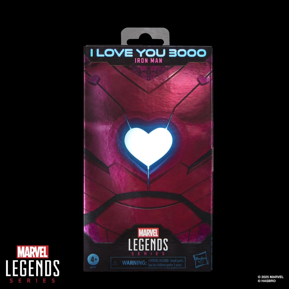Figura hasbro marvel legends series i love you boo iron man