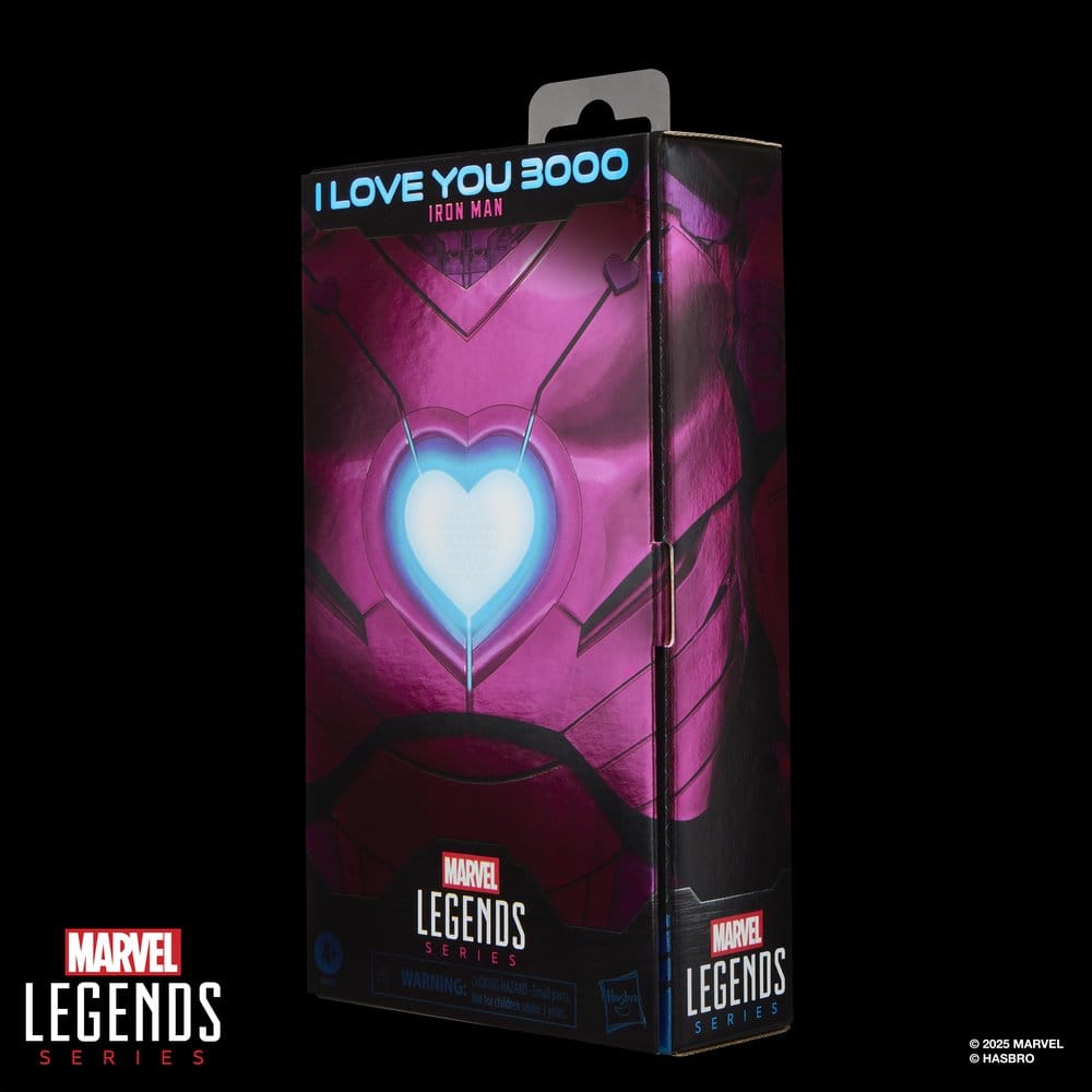 Figura hasbro marvel legends series i love you boo iron man