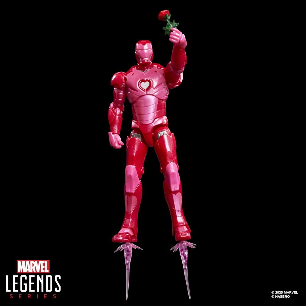 Figura hasbro marvel legends series i love you boo iron man