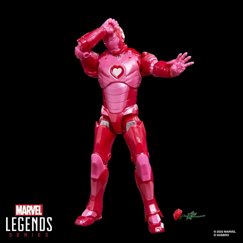 Figura hasbro marvel legends series i love you boo iron man