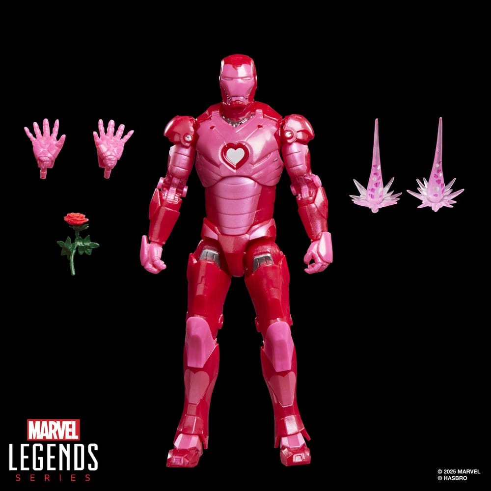 Figura hasbro marvel legends series i love you boo iron man