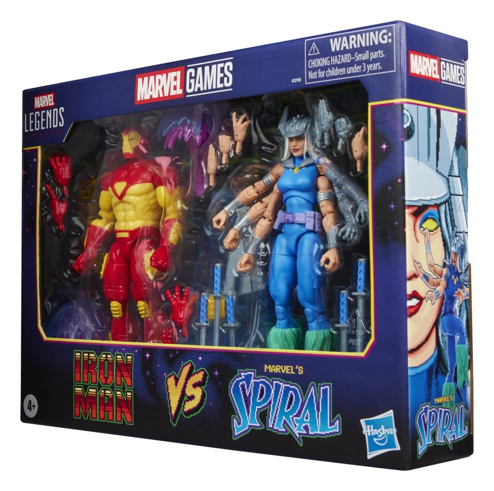 Marvel Games Marvel Legends Pack de 2 Figuras Iron Man & Marvel's Spiral 15 cm