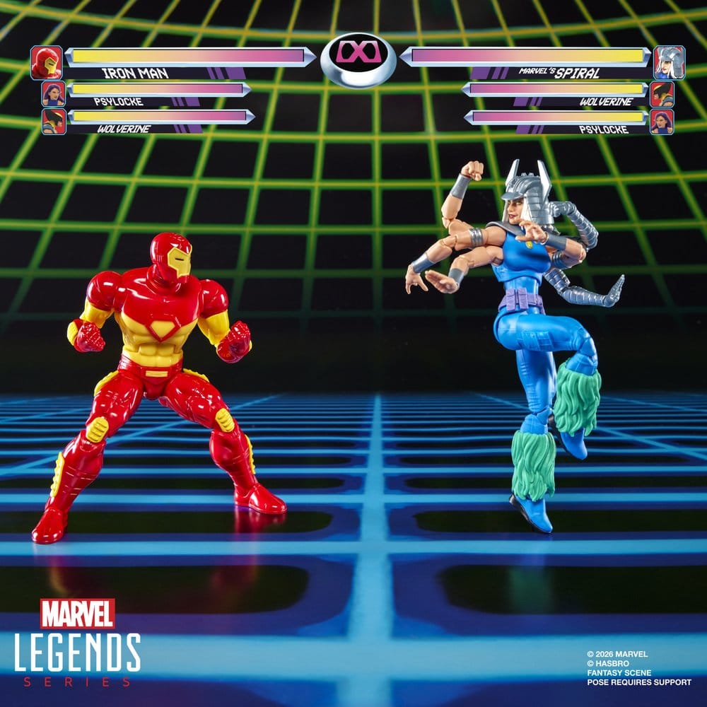 Marvel Games Marvel Legends Pack de 2 Figuras Iron Man & Marvel's Spiral 15 cm